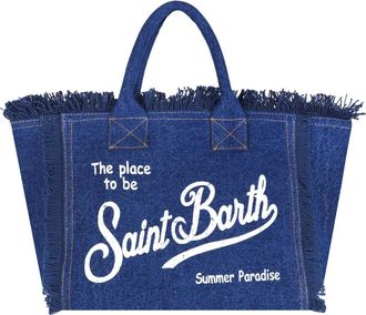 MC2 Saint Barth Tote Bags, female, Blue, Size: ONE SIZE Colette Tote Bag