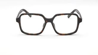 Maison Margiela 54mm Square Optical Glasses in Havana at Nordstrom