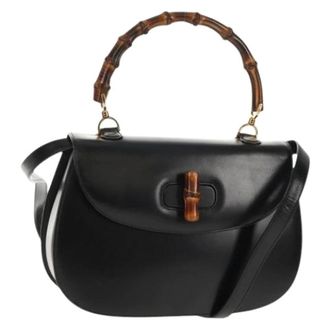 Gucci Pre-owned Handbags, female, Black, Size: ONE SIZE Pre-owned Vintage Hand Bag