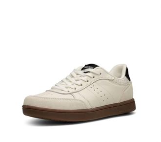 Woden Womens Bjork Mix Sneakers In Blanc/black