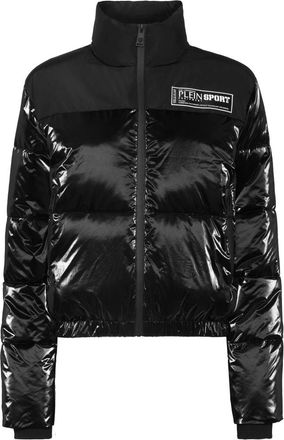 Plein Sport Dames, Jassen, Zwart, Maat: L Nylon