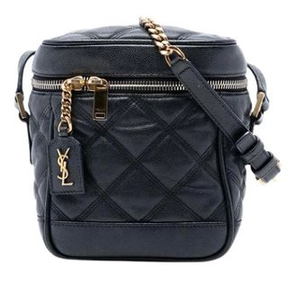 Saint Laurent Pre-owned Cross Body Bags, female, Black, Size: ONE SIZE Pre-owned Vanity Bag