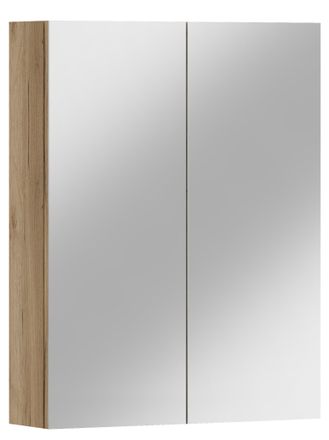 OEM Armario De Ba&ntilde;o Colgante Antico 60 Con Espejo, Roble Artesanal Dorado