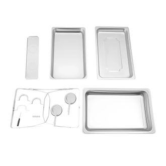 OEM Juego De Platos Calientaplatos, Fuente De Calor Alimentada Por Alcohol, Dise&ntilde;o Elegante, 1 Compartimento