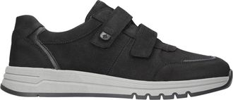 Waldl&auml;ufer H-Anton Wijde Pas Sneaker - Heren - Schoenen - Zwart - Maat: 47 EU Leer