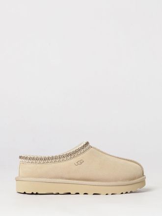 UGG Tasman II Suede Sabot Mules with Wool Interior