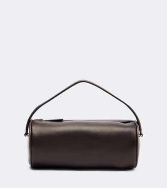 The Row Bolso Round 90s de piel