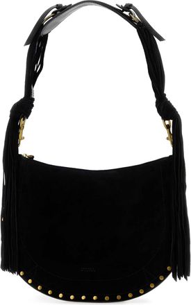 Isabel Marant Womens Oskan Shoulder Bag Black Calf