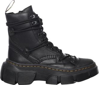 Dr. Martens Dmxl 8-Eye Leren Laarzen - Dames - Veterlaarzen - Zwart - 36 EU - Leer - Schoenen