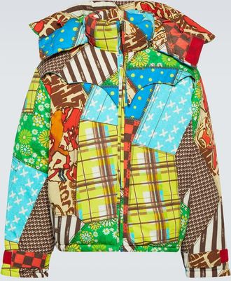 ERL Printed cotton-blend down jacket