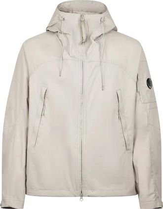 C.P. Company C.P. Company, Light Jackets, male, Gray, XL, Pro-Tek Hooded Lens Jacket
