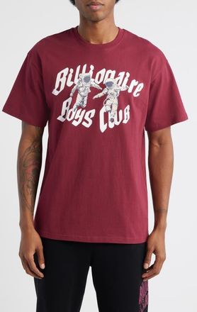 Billionaire Boys Club BB Flyers Astronaut Cotton Graphic T-Shirt in Rhododendron at Nordstrom, Size Xx-Large