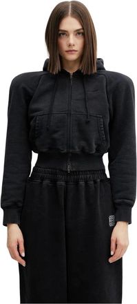 VETEMENTS Zip-Through Hoodie - Dames - Vesten met rits - Blauw - XS - Katoen - Hoodies & sweatvesten