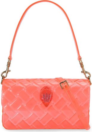 Kurt Geiger Kensington Jelly Shoulder Bag in Open Pink at Nordstrom