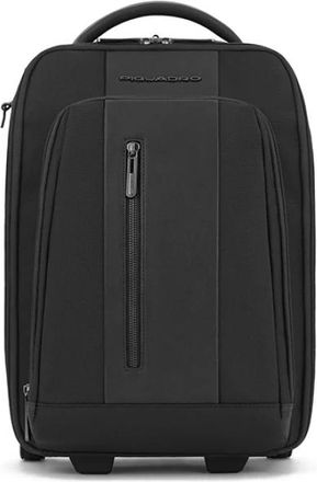 Piquadro Brief 2 Backpack Trolley - unisex - Handbagage koffer - Zwart - ONE Size - Polyester - Koffers