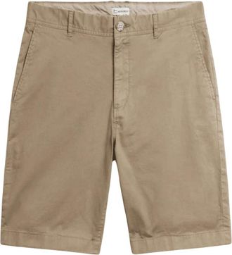Woolrich Klassieke Chino Shorts - Heren - Korte Broeken - Beige - W38 - Katoen - Korte Broeken