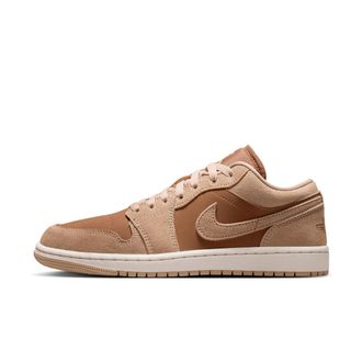 Nike Jordan Womens Air Jordan 1 Low Shoes in Brown | DC0774-205