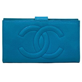 Chanel Blue Grained Calfskin (Pre-Owned)