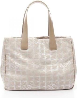 Chanel Pre-owned Tote Bags, female, Pink, Size: ONE SIZE Pre-owned Canvas chanel-bags