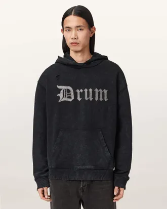 AllSaints Snare Printed Hoodie