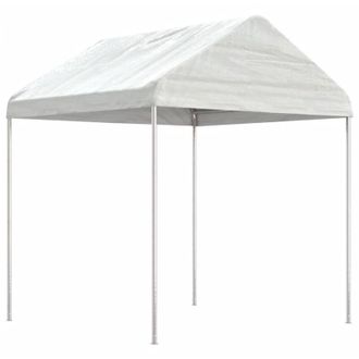 vidaXL Gazebo con Tetto Bianco 2,28x2,23x2,69 m in Polietilene - Vidaxl