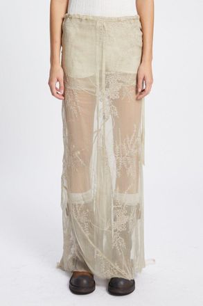 Ann Demeulemeester Sheila Long Bias Skirt