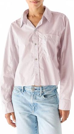 Amo Ruth Crop Shirt In Wisteria