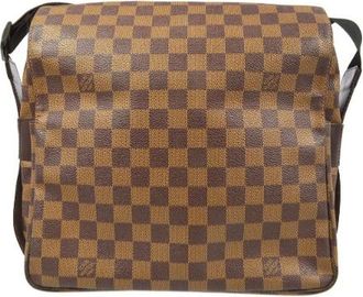 Louis Vuitton Vintage, unisex, Bruin, ONE Size, Pre-owned Canvas Cross Body Bag