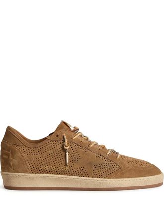 Golden Goose Ball Star sneakers - men - Calf Leather/Cotton/Polyurethane/Sheep Suede/Viscose/Polyester/Rubber - 45 - Brown