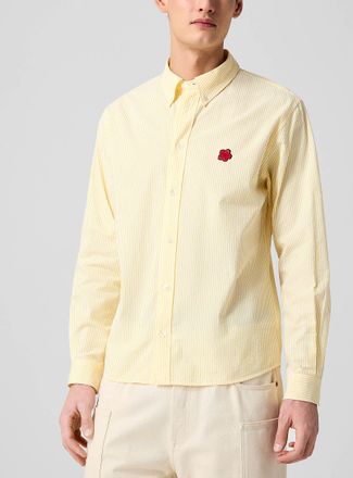 Kenzo Mens Boke Flower striped seersucker shirt