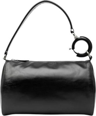 Burberry Pre-owned Shoulder Bags, female, Black, Size: ONE SIZE Pre-owned The Rhombi