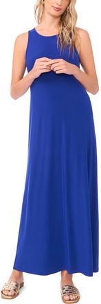 Vince Camuto Sleeveless Maxi Dress in Goddess Blue at Nordstrom, Size X-Small