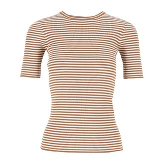 Max Mara Mstumano Top - Dames - Tops - Bruin - Maat: L Viscose