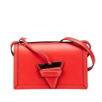 Loewe Pre-owned Cross Body Bags, female, Red, Size: ONE SIZE Pre-owned The Barcelona