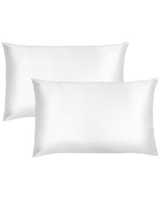 Blissy Set Of 2 100% Mulberry Silk Pillowcases
