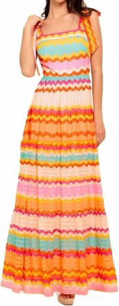 Flying Tomato Colorful Show Stopper Dress In Multicolor