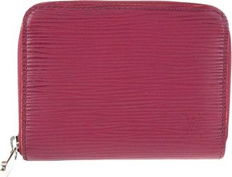 Louis Vuitton Pink Calfskin Zippy Coin Purse (Authentic Pre-Loved)