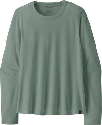 Patagonia Long-Sleeved Capilene Cool Trail Shirt Funktionsshirt f&uuml;r Damen | oliv/gr&uuml;n