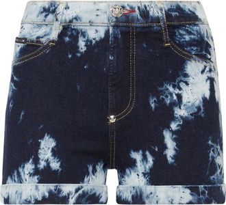 Philipp Plein Denim Shorts - Dames - Denim shorts - Blauw - W26 - Denim - Korte Broeken