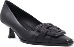 Aquatalia Aloha Pump in Black Leather at Nordstrom Rack, Size 8.5