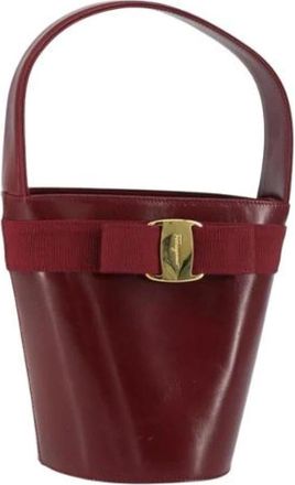 Ferragamo Pre-owned Bucket Bags, female, Red, Size: ONE SIZE Pre-owned Bucket Bag