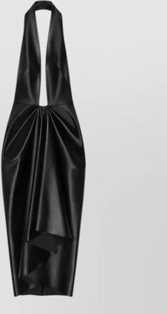 Givenchy long dress draped neck open back