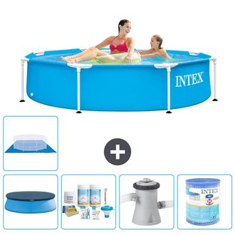 Intex Piscina Con Estructura Redonda - 244x51 Cm - 7-piezas S31412