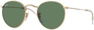 Ray-Ban Klassieke ronde metalen zonnebril - Heren - Zonnebrillen - Geel - 50 MM - Accessoires