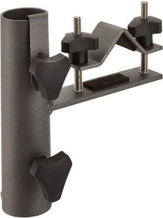 OEM Soporte Para Sombrilla De Jard&iacute;n Con Fijaci&oacute;n Horizontal Para Barandillas Redondas - Platinum Negro Homms