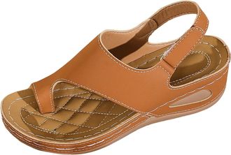 Generic Womens Adjustable Strap Flip Flops Summer Casual Comfortable Slides with Non Slip Sole Orthopedic Arch Support Sandals Wide Width Outdoor Walking Shoe