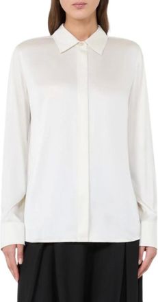 Max Mara Xero Shirt - Blouses & Shirts - Mujer - Blanco - 2XS