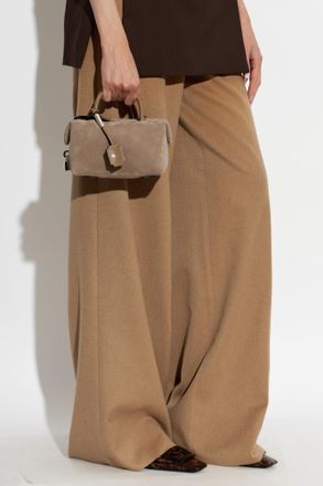 Max Mara Suede Holdall Bag, Womens, Beige
