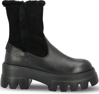 Bogner Stivali in shearling - Nero