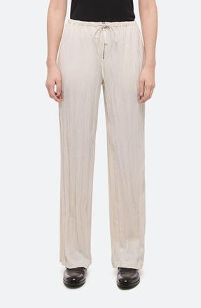 Helmut Lang Crush Drawstring Waist Pants in Ivory at Nordstrom Rack, Size Small